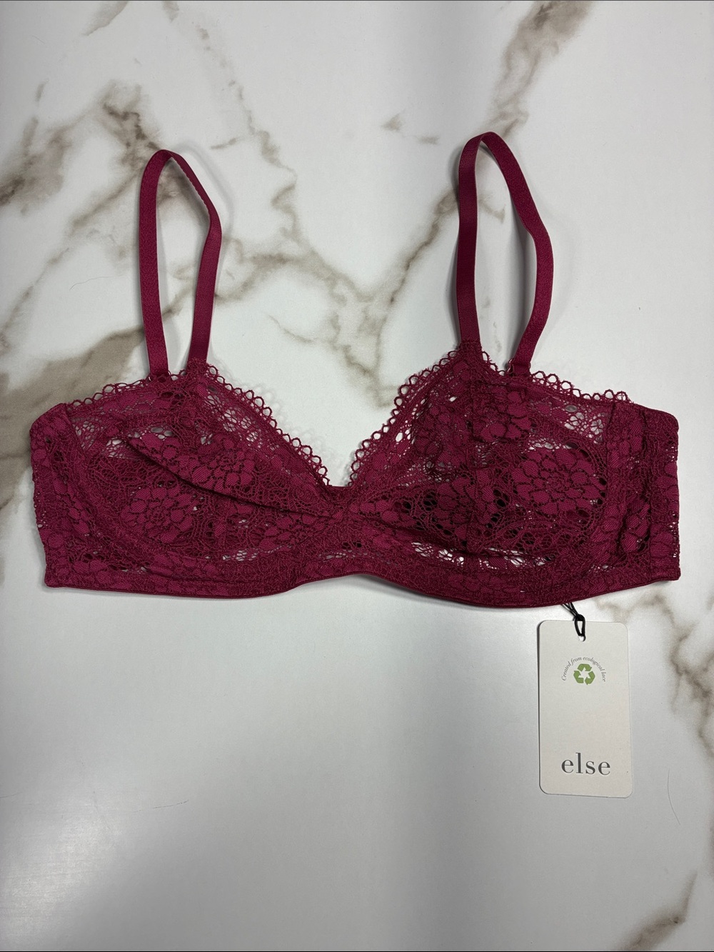 Else Peony Lace Soft Bra Size 34C